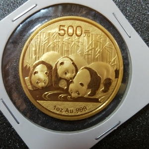 ★即決★ 中国 2013年パンダ金貨 1オンス 500元K24 純金 Au.999 