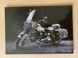 ポストカード　２輪旧車　Harley Davidson Heritage 30/1