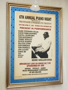 ニューオリンズ・ピアノ 祭り/Original Live Poster 1994/New Orleans Piano/Professor Longhair/Piano Night/Jon Cleary/Tipitina