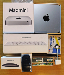 MacMini 2012 Intel 4core i7 2.6Ghz 16GB/1TB+Magic Keyboad & Magic Mouse 2