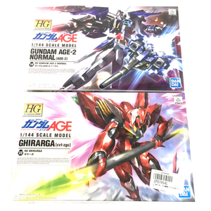 美品 HG 1/144 機動戦士ガンダムAGE ガンダムAGE-2 ノーマル ギラーガ プラモデル 未組立 未開封 2点セット