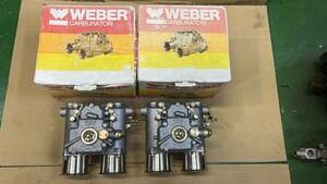 WEBER ウェーバー 50φ イタリア製 MADE IN ITALY 新品未使用 長期保管品　2機セット 希少品 入手困難