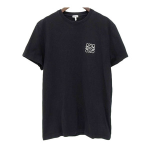 ロエベ アナグラム 刺繍 Tシャツ H526Y22J26 メンズ ブラック LOEWE 中古 【アパレル・小物】