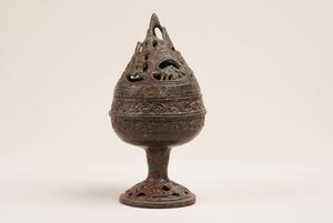 中国 銅製 仏具 香道具 香炉 古銅製 青銅 博山炉 時代物