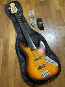 Squier by Fender スクワイヤー Vintage Modified JAZZ BASS Fretless 3TS エレキベース ジャズベース フレットレス スクワイア フェンダー