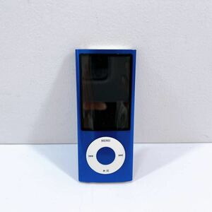 171【中古】Apple iPod nano 第5世代 A1320 ブルー アップル アイポッド ナノ デジタルオーディオプレーヤー 動作未確認 現状品