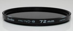 Kenko ケンコー PRO ND-8 72mm 保護フィルター レンズフィルター 中古