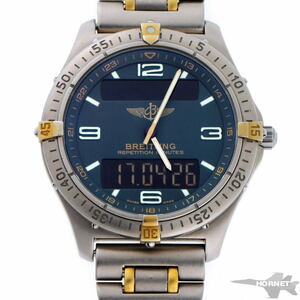 BREITLING ブライトリング エアロスペース リピテーションミニッツ クォーツ F65062 TI / GP メンズ 時計 2310002