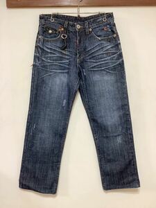 K-1268 DSQUARED2 ディースクエアード デニムパンツ 50 ユーズド加工 ダメージ加工 ジーパン ジーンズ 