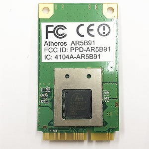 無線LANカード ワイヤレス Atheros AR5B91 T77H053.00 Mini-PCI Express 802.11 b/g/n ジャンク 動作未確認 PCパーツ 部品 パーツ YA2548
