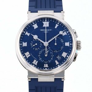 ブレゲ Breguet マリーン クロノグラフ 5527BB/Y2/5WV ブルー文字盤 新品 腕時計 メンズ