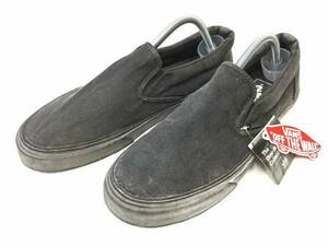 SALE!! VANS SLIPON 黒 グレー系 ペイズリー オーバーウォッシュ US5 (23cm) バンズ スリッポン アメリカ企画限定!!