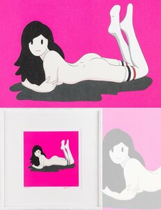 【天野タケル】『 直筆サイン 作品 ICONS Venus pink ver venus ヴィーナス takeru amano 2021 186/300 額装 16281 』美術 芸術 インテリア