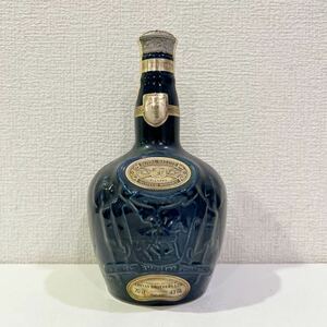 【新品未開栓】 ロイヤルサルート 21年 陶器ボトル 青 43% 700ml 古酒 80サイズ（432）