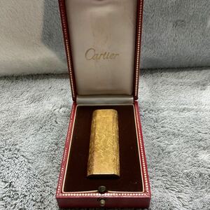 Cartier カルティエ ガスライター ライター ゴールドカラー アンティーク 元箱付き 喫煙具 