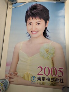 S164 東宝株式会社 2005年 カレンダー 長澤まさみ 沢口靖子 酒井美紀 常盤貴子 田中美里 水野真紀 釈由美子 大塚ちひろ 斉藤由貴 他