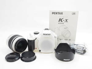 【外観美品】◎PENTAX ペンタックス K-x DA L 18-55mm F3.5-5.6 AL 単三電池仕様（取説付）