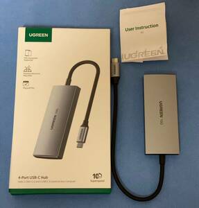 UGREEN USB Cハブ 10Gbps 4ポート拡張 USB C to USB 3.2 変換アダプタ 2 USB-C and 2 USB-A マルチポートハブ