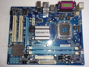 GIGABYTE LGA775用マザーボード GA-G31M-ES2L (rev. 2.4) Intel G31 m-ATX 中古動作品