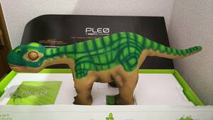 【希少 稼働! PLEO 恐竜 ロボット 新品バッテリー付き 皮膚裂け無し プレオ AIBO好きにも UGOBE BDL ①】