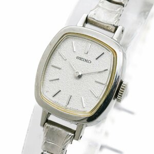 1円 稼働 SEIKO セイコー レディースウォッチ 手巻き シルバー 銀文字盤 SS 女性用 腕時計 ブランド ヴィンテージ 316520240423