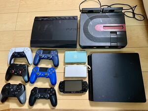 1円スタート SONY PS4 PS3 SHARP AN-500B DS lite PSP コントローラ まとめ売り 動作未確認