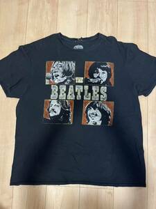 ビートルズ ヴィンテージ beatles tee XL 黒 バンドTシャツ