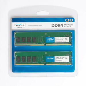 送料無料 CFD Selection crucial DDR4-2666 PC4-21300 8GBx2枚 W4U2666CM-8G 中古良品 動作確認済