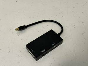 【ミニディスプレイポート DP to HDMI VGA DVI コンバーター 本体】