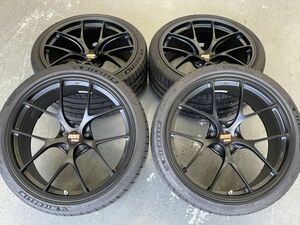 BBS RI-D 超々ジュラルミン鍛造 FORGED RI051 マットブラック 20x10.0+19 5H112 ミシュラン パイロットスポーツ 4S 275/30R20 アウディ RS4