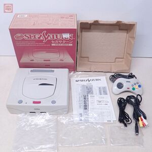 動作品 シリアル一致 SS セガサターン 本体 (HST-3220) HST-0014 SEGA SATURN セガ SEGA 箱説ハガキ付【20