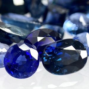 〔天然サファイアおまとめ〕a 20ct 裸石 宝石 Sapphire sapphire サファイア コランダム 藍玉 jewelry ジュエリー ①