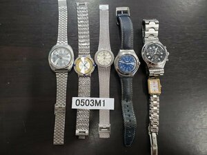 0503M1　時計　腕時計　ジャンク品　おまとめ　SWATCH　SANDOZ　SEIKO　など