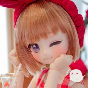 《ERI》DDH-29 (2) カスタムヘッド + おまけアイ セミホワイト肌 ドルフィードリーム