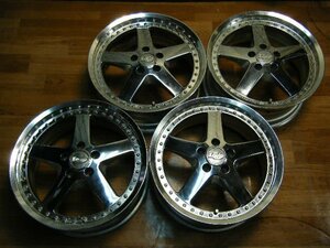 IB-182 ワーク エクイップ WORK EQUIP 18×7.5J 5H-114.3 +41 (4本) 希少 送料は全国一律6600円 離島を除く