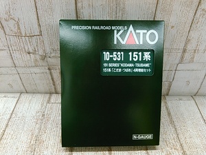 He1573-102♪【60】KATO 10-531 151系 こだま・つばめ 4両増結セット