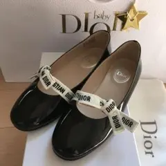 baby Dior キッズ　MISS B バレエフラットシューズ　33