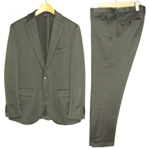 美品 スーツカンパニー 【WE SUIT YOU】 メンズ ストレッチ ウォッシャブル スーツ 175cm-6Drop L相当 春秋 グレー THE SUIT COMPANY