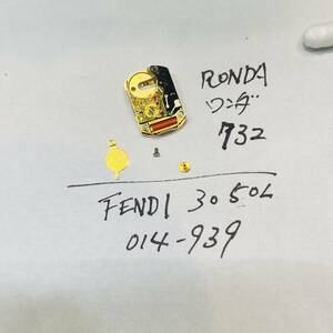 時計ムーヴメント　FENDI 3050L RONDA 732 部品取り分　稼働