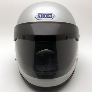 送料無料 純正シールド付 SHOEI S-20 SILVER 56cm/ショウエイs20銀シルバービンテージヘルメットオンロードフルフェイスヘルメットs1270s