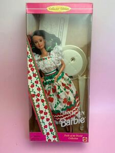MATTEL マテル Barbie バービー人形 MEXICAN Barbie ケース付＆ スタンド付 美品 Dolls of the World Collection 60サイズ発送