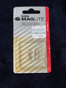 未開封 ミニマグライト MINI MAGLIGHT 2-CELL AA (単3x2本)用 スペア電球