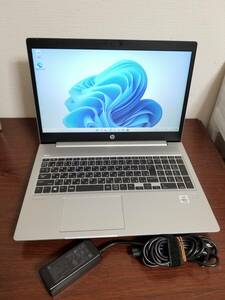 613 ほぼ新品 美品 動作品 HP ProBook 450 G7 Core i5 第10世代 (10210U)#16GB#M.2 SSD256GB#15.6インチ HD#Win11 Pro#laptop#Office 2021 