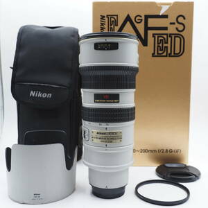 ★極上品・元箱&フィルター付き★ Nikon ニコン AF-S VR Zoom Nikkor ED 70-200mm F2.8G (IF) ライトグレー #2116