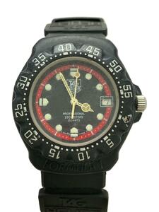 TAGHeuer◆フォーミュラ1/ボーイズ/クォーツ腕時計/アナログ/ラバー/BLK/BLK/SS/383.513/1