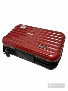極美品 RIMOWA リモワ トラベルポーチ バッグ スーツケース型小物入れ アメニティ ファーストクラス