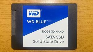 ■【中古品】 WESTERN DIGITAL　SSD WDS500G2B0A Blue 3D NAND SATA 500GB ■