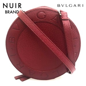 【先着50名限定クーポンを配布中!!】 ブルガリ BVLGARI ショルダーバッグ ビー・ゼロワン ラウンド ポーチ レッド