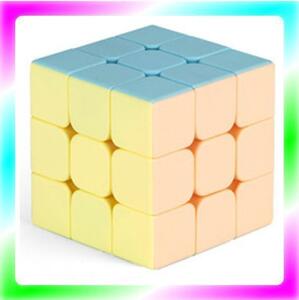 新品送料無料 マカロン ルービックキューブ 3×3 パステルカラー