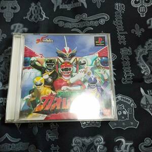 中古　百獣戦隊　ガオレンジャー　浅い傷多くあり　プレイステーション